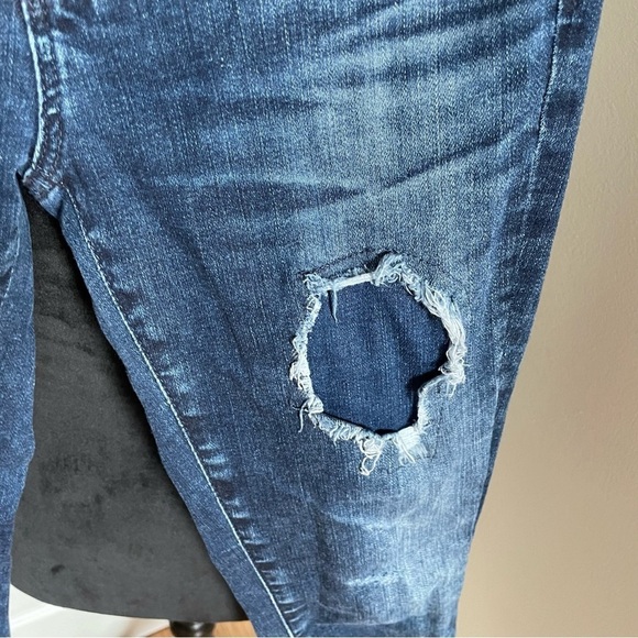 Adriano Goldschmied Blue 8 Years Whistler Super Skinny Legging Distress Jean 24 - Picture 6 of 12